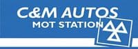 C and M Autos MOT Station Logo